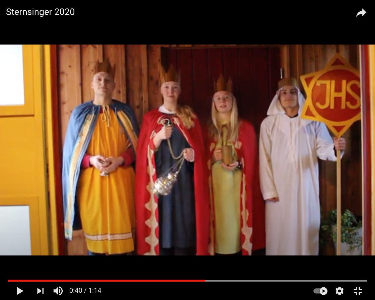 YouTube Video Sternsinger 2021